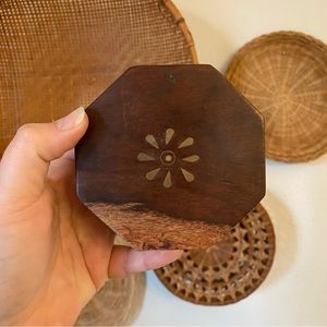 Vintage Wooden Trinket Box